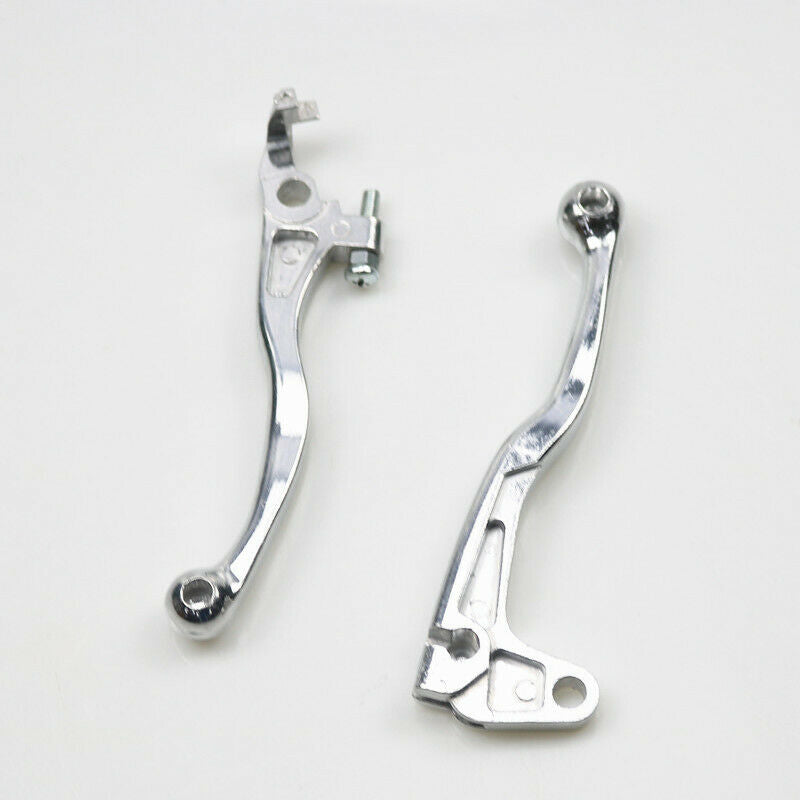 Chrome Brake Lever Clutch Lever For Motorcycle Suzuki DR250 650 DRZ400 Custom