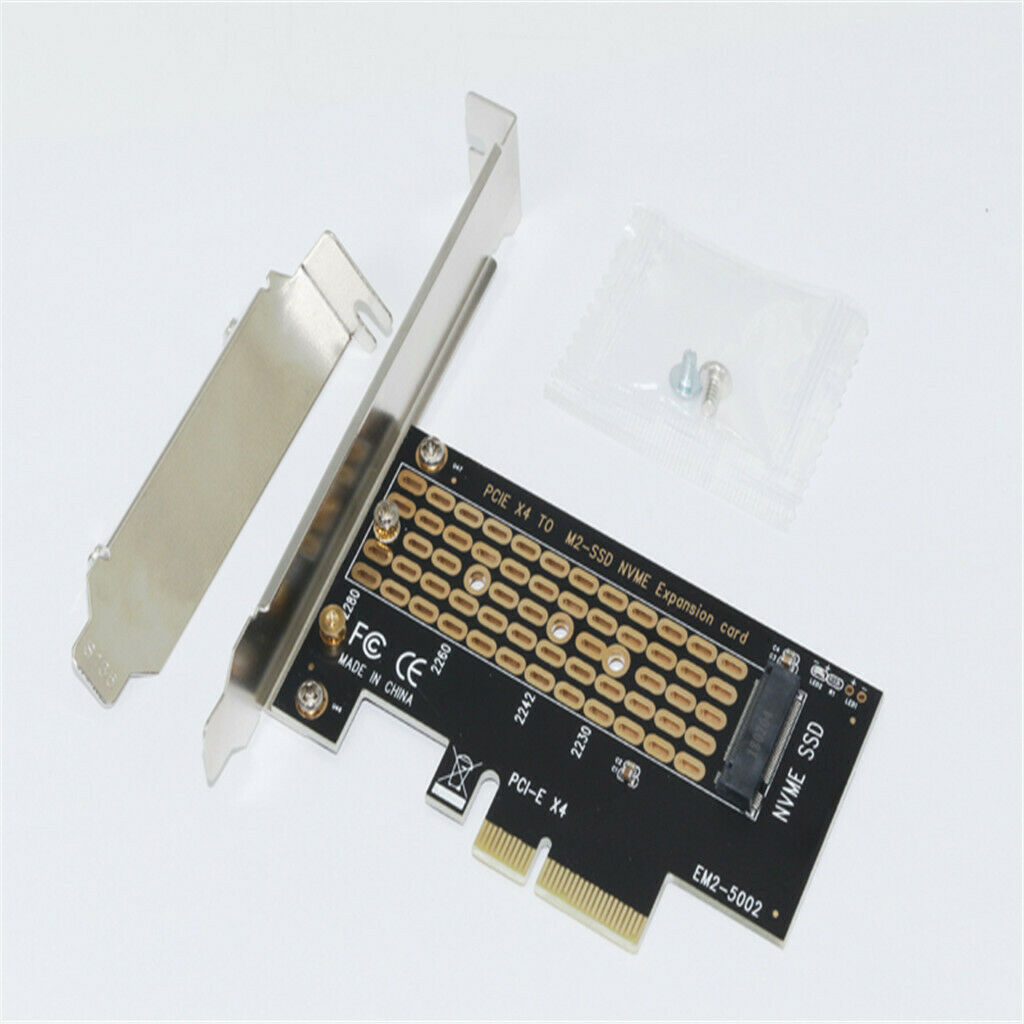 2x M.2 NVMe SSD NGFF to PCIe 3.0 x4 m2 Converter M2.PCI-E SSD Expansion Cards