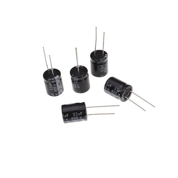 47uF 33uF 400V Low-ESR Aluminum Electrolytic Capacitors - Radial  10 Set