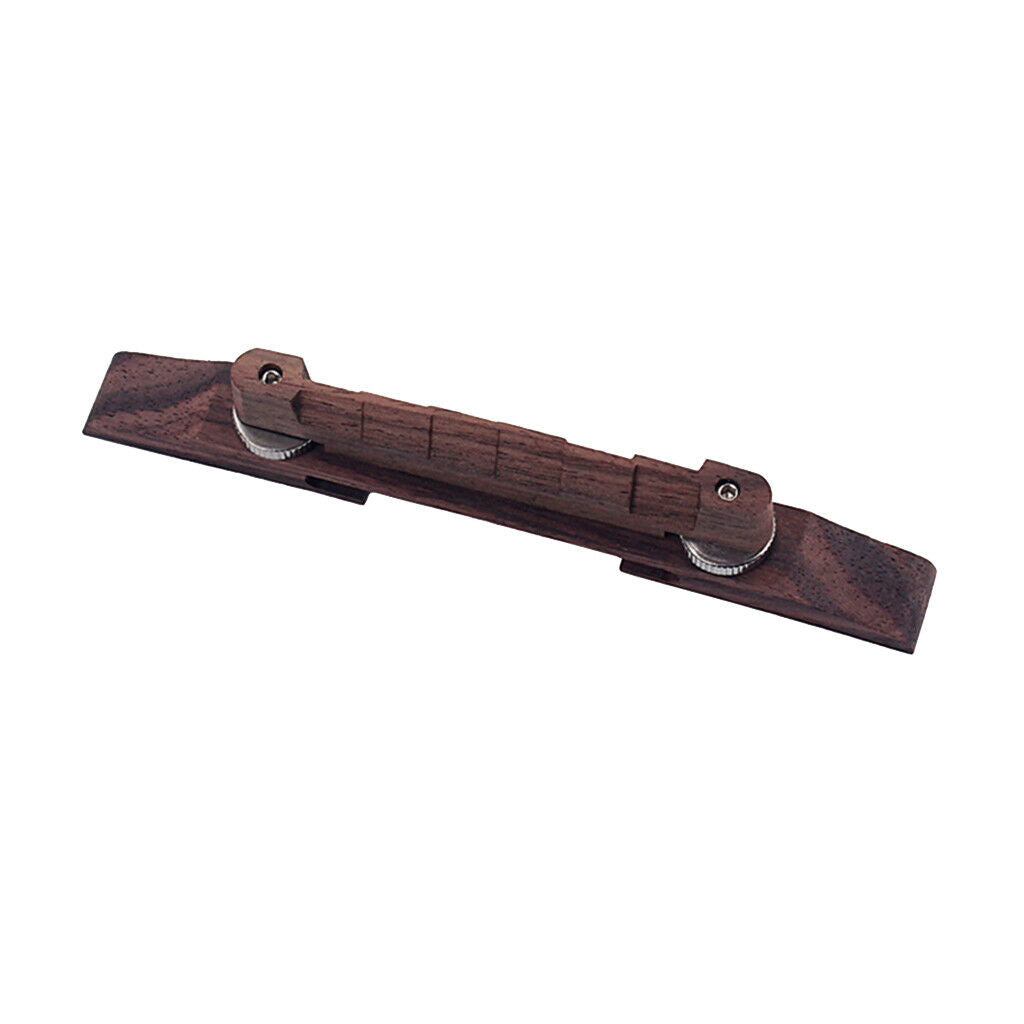Archtop Jazz Guitar Bridge with Carved Select Saddle, Rosewood