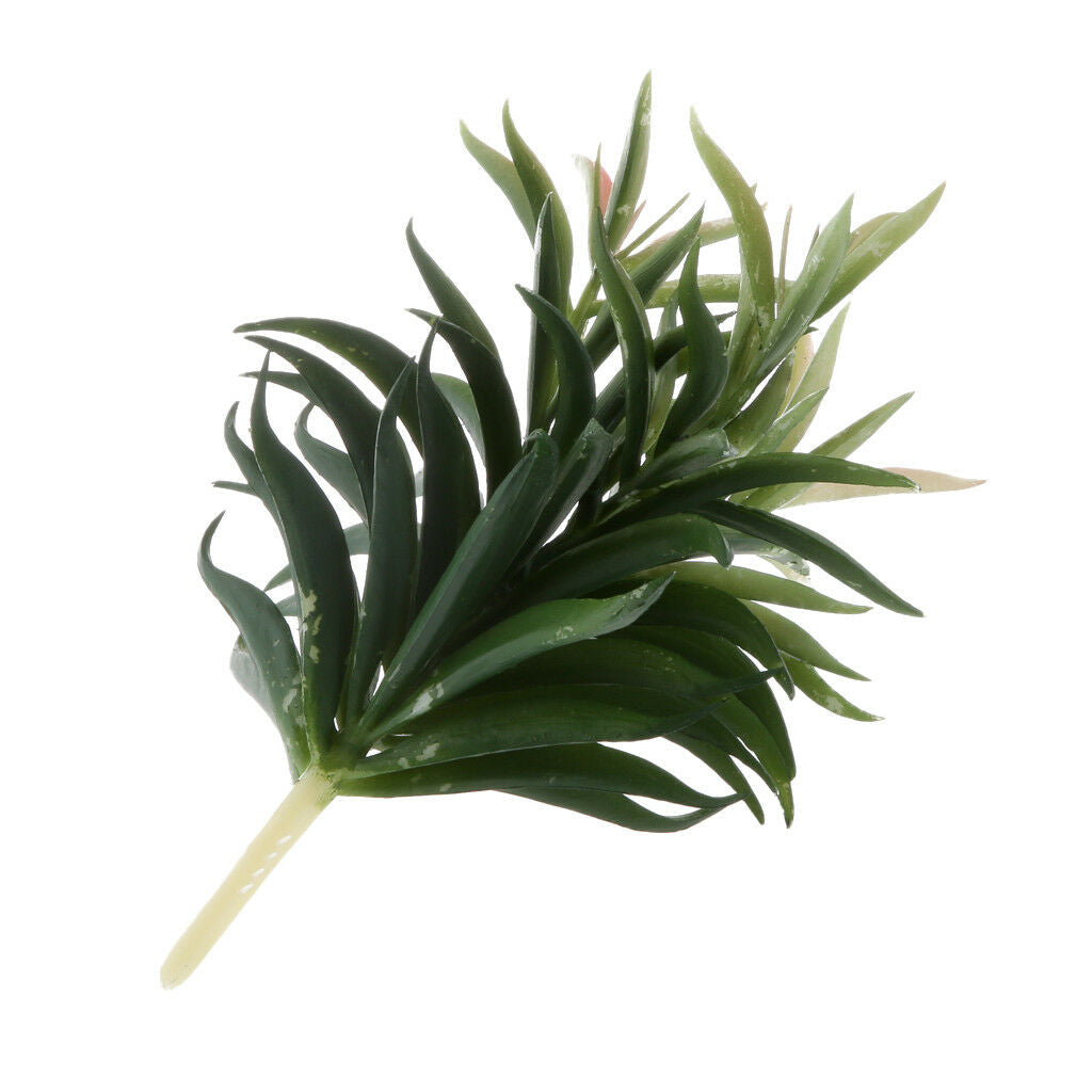 Artificial Succulent Real Touch 3-Bunch Green Leaf Plant Foliage Home Decor