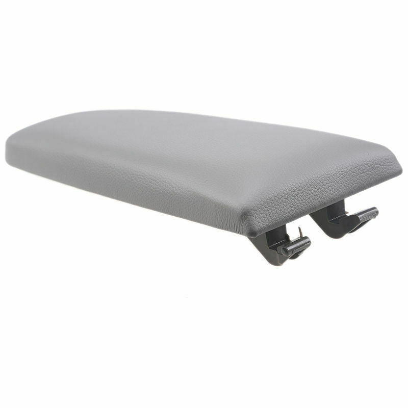 For VW Volkswagen Car Center Console Armrest Cover Lid Parts Grey Leather New