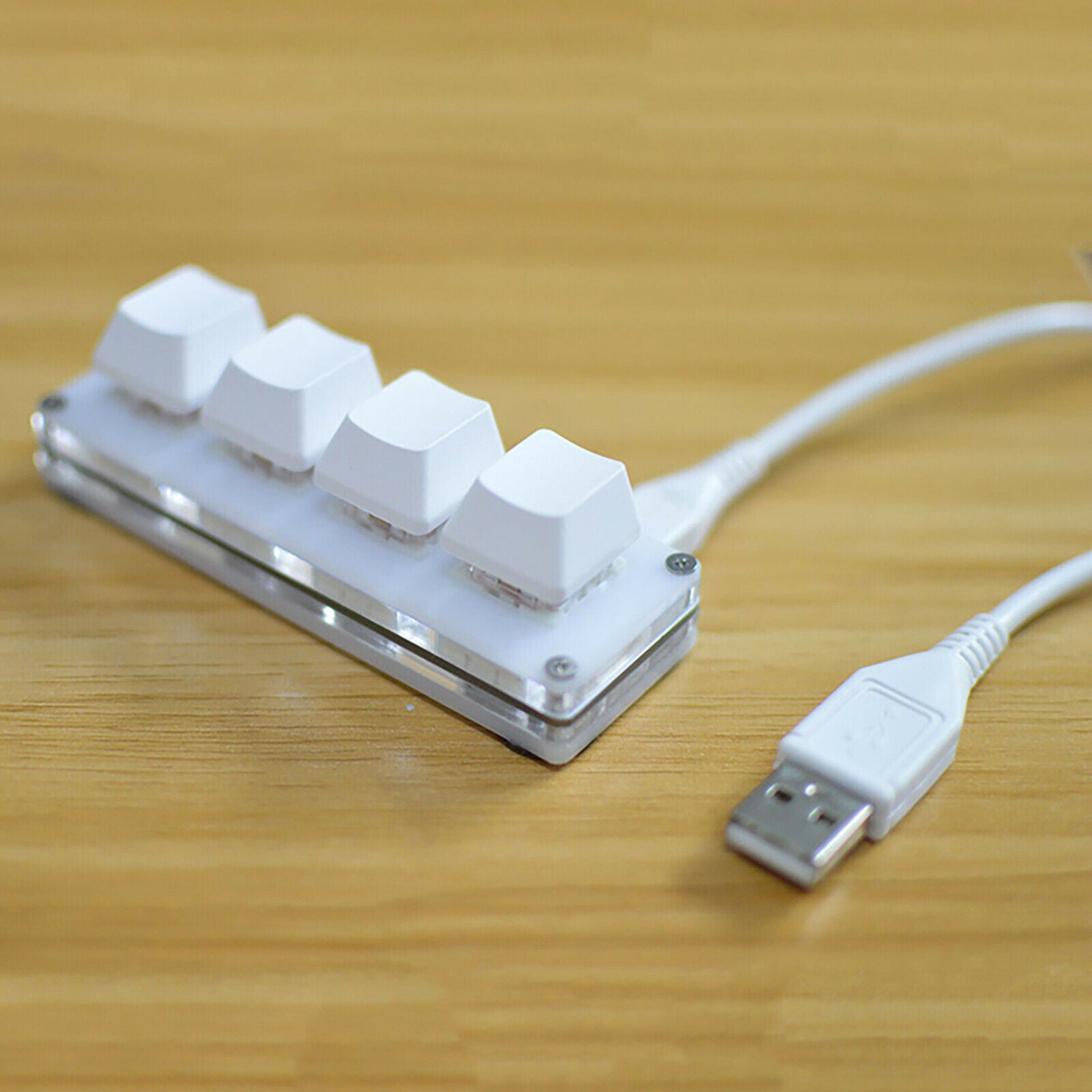 4-key USB Keyboard Mini Keyboard Custom Shortcuts Keyboard With 1.5m Data Cable
