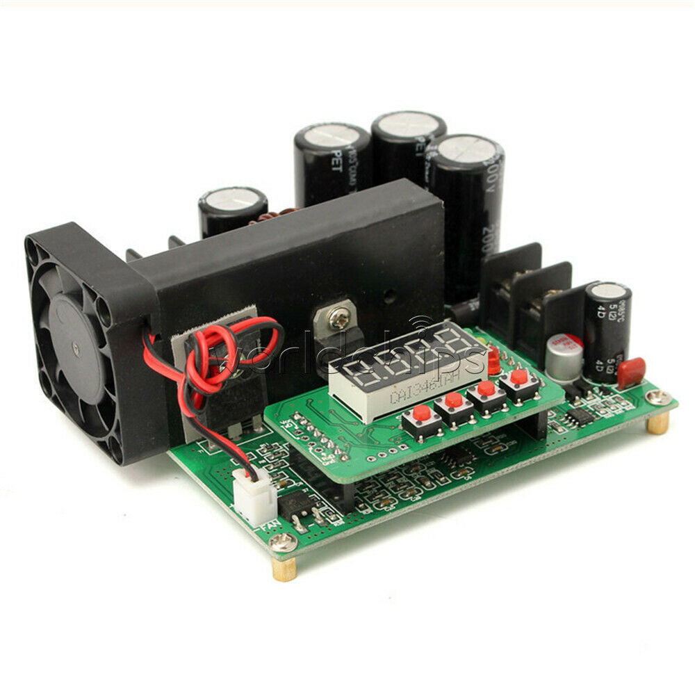 BST900W digital display Boost Converter DC-DC 8-60V Step up 10-120V Solar Charge