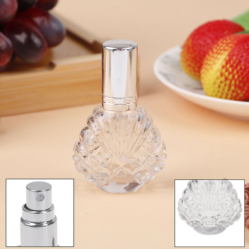 15ML Mini Empty Glass Bottle Spray Perfume Cologne Refillable Travel Organize Kt
