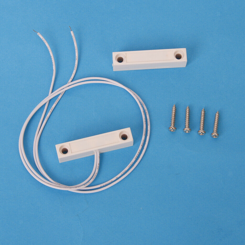 2x NC/NO Door Window Contact Magnetic Reed Switch Alarm Normal Open/Close