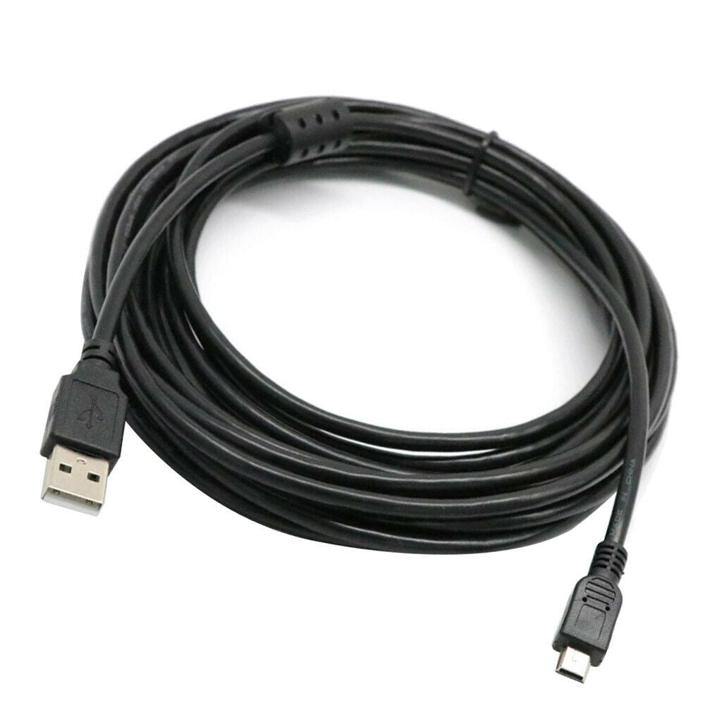USB 2.0 A Male to Mini B 5 Pins Male Line Data Sync High Speed Charging Cord