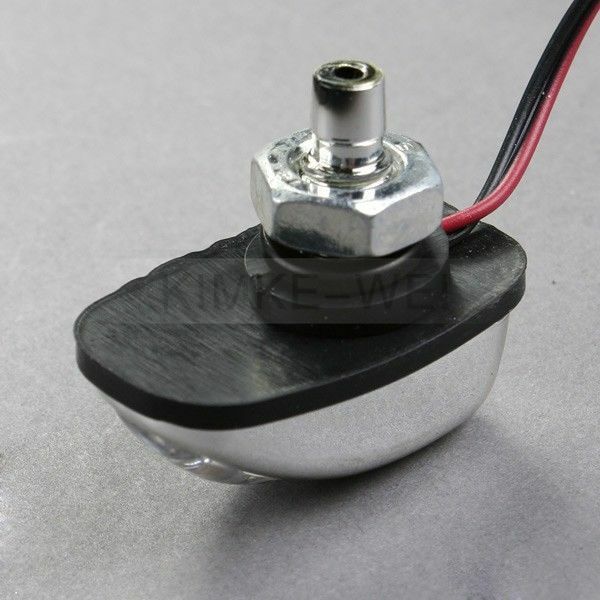 2x Red LED Light Windscreen Washer Water Jets 12V Car