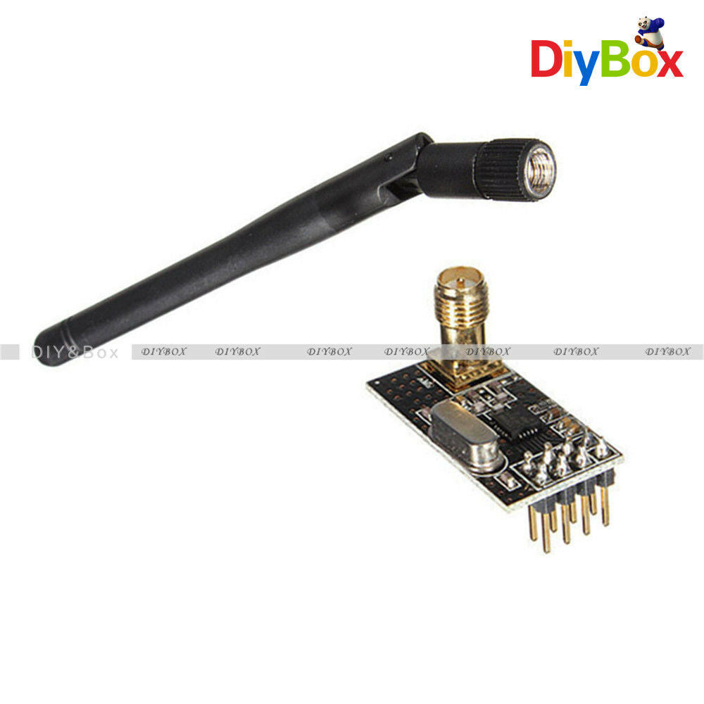 NRF24L01 + Wireless Transceiver Module + SMA Antenna For Arduino 2.4G New D