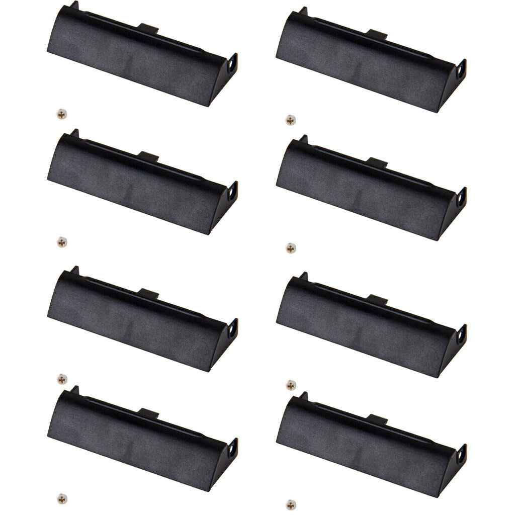 8 Pieces New Black Hard Drive HDD Caddy Housing Bezel for  Latitude E6320