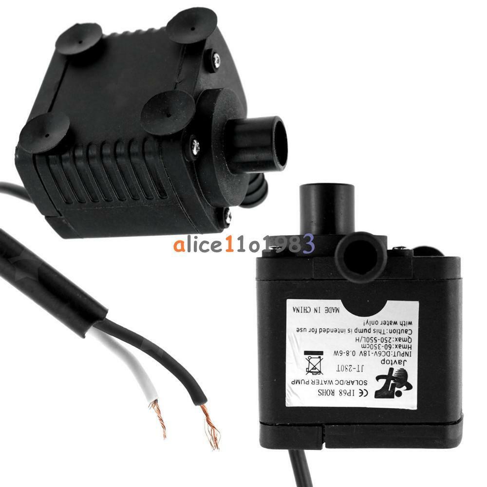 DC 12V 550L/H Brushless Magnetic Water Pump Fish Pond Garden JT-280T
