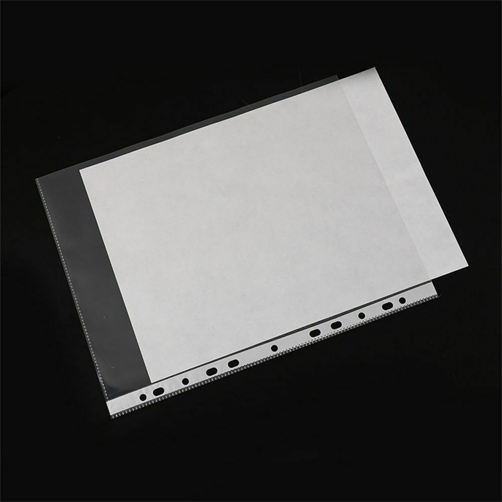 Box Organizer Tool Loose Leaf Paper Protectors Document Holder Storage Pockets