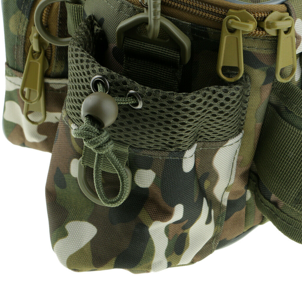 1000D Oxford Fishing Bag Multifunctional Outdoor Adjustable Messenger Bag