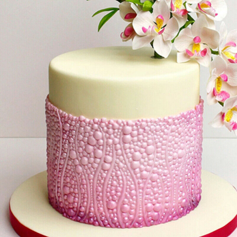 Bubbles &Pearls Mold Fondant Cake Decorating Silicone Mold Chocolate Baking SJ