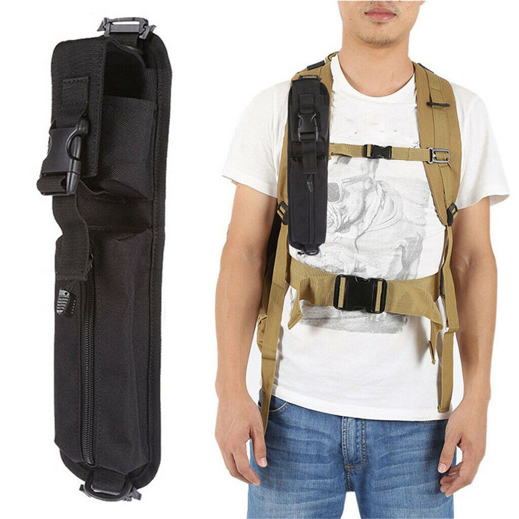 Backpack Shoulder Strap Accessory Pouch Outdoor Hiking Trekking Molle Bag