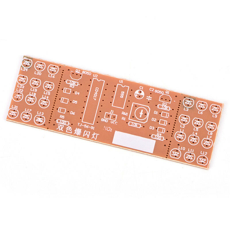 NE555 CD4017 Scrolling Flowing Red Light SMD DIY Kit Soldering Practice K.l8