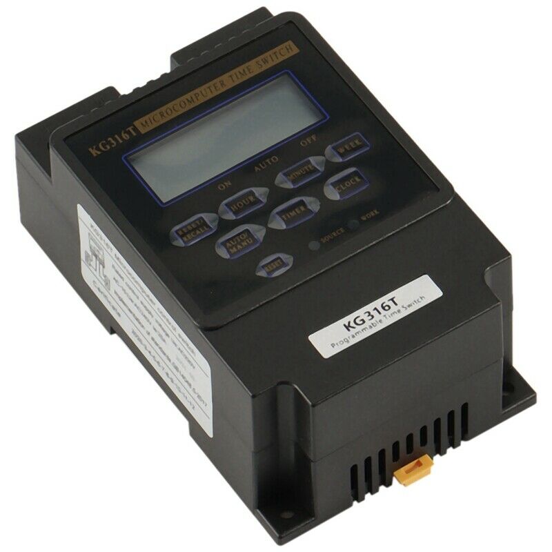 KG316T 25A Intelligent Microcomputer Programmable Electronic Timer Time SwitL3U6