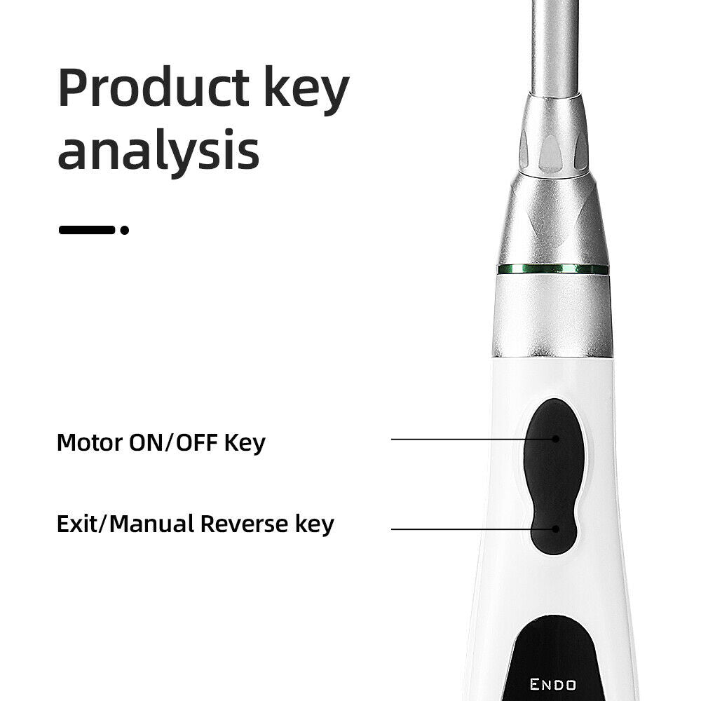 Dental Wireless Endo Motor LED Treament Q1101 + Root Canal Apex Locator RPEX 6