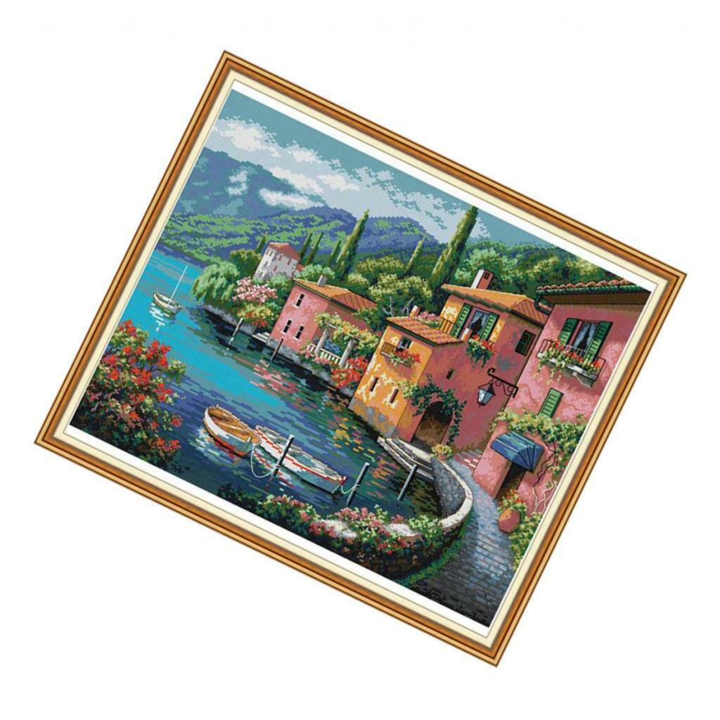 Cross stitch DIY needlework cross stitch kit with cross stitch pattern and