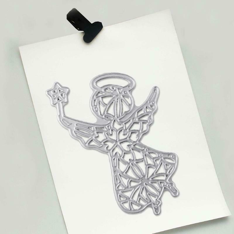 Hollow Angel Metal Cutting Dies Stencil DIY Scrapbook Album Paper Card Template
