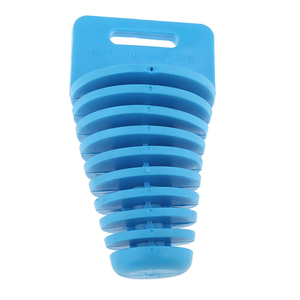 Exhaust Pipe Muffler Wash Plug Bung Cleaner Motorbike ATV Dirt Bike Blue