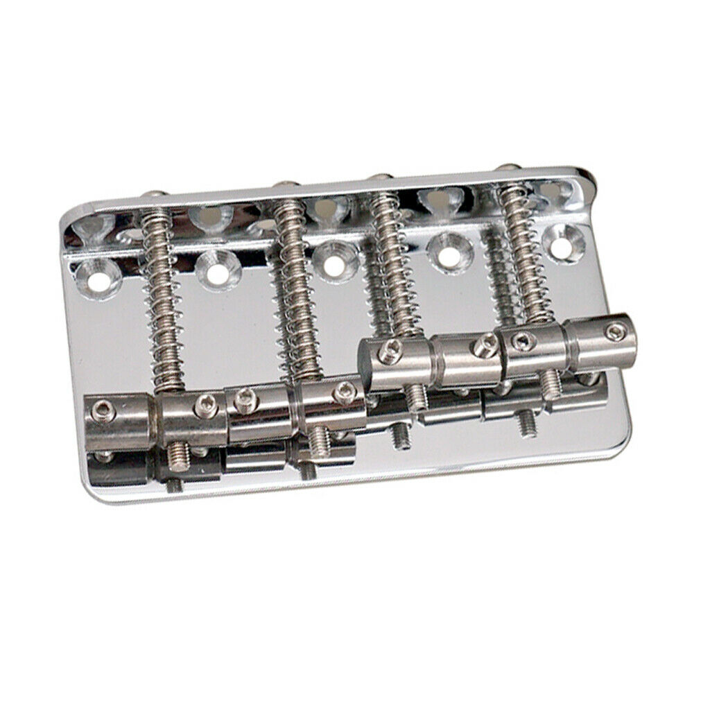 1 set of 4-string electric bass bridge spare parts for your old and dirty ones
