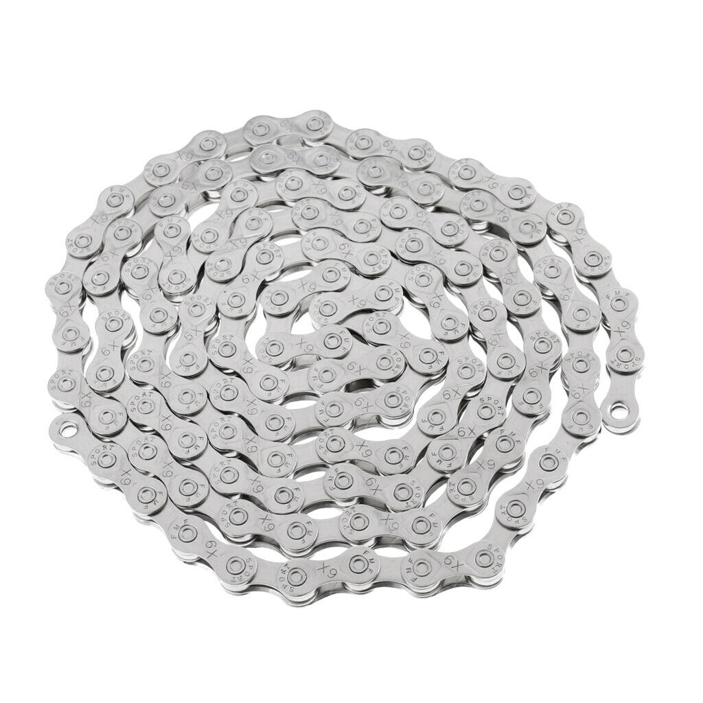 Steel Bike Chain Mountain Bicycle Chains Connector Speed Chain Accessory X9