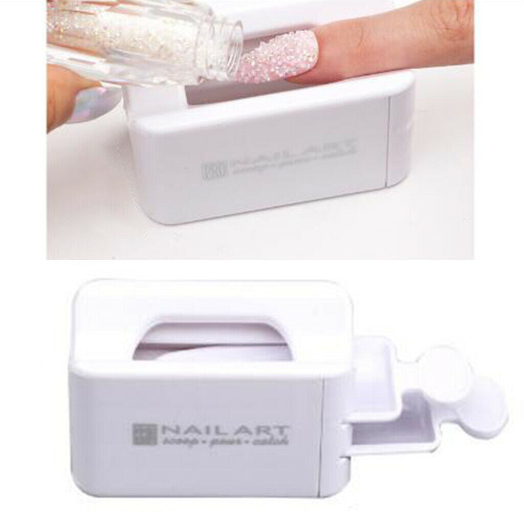 Dip Powder Recycling Tray 2 In 1 Dipping Powder System Accessories Nail Glitter