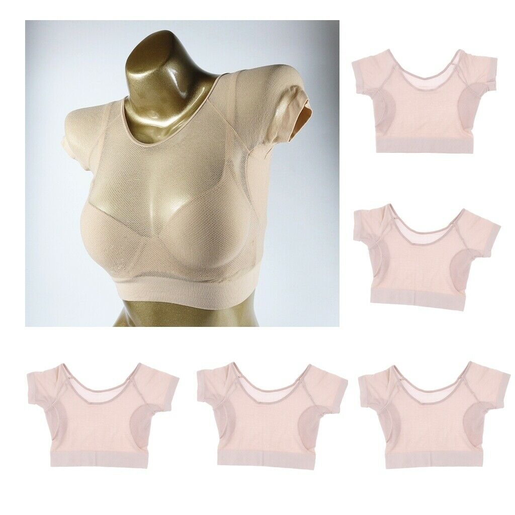 5Pcs Reusable Underarm Sweat Pad Cloth Washable Lady Armpit Shield Protector