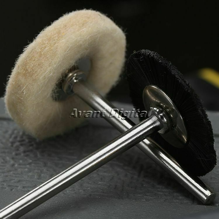 60Pc Polishing Buffing Wool Cloth Nylon Wheel Pads Mixed Set Grinder Rotary Tool