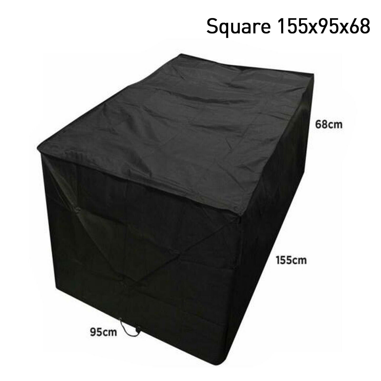 Waterproof Garden Patio Furniture Cover Rectangular Outdoor Rattan Table Cover