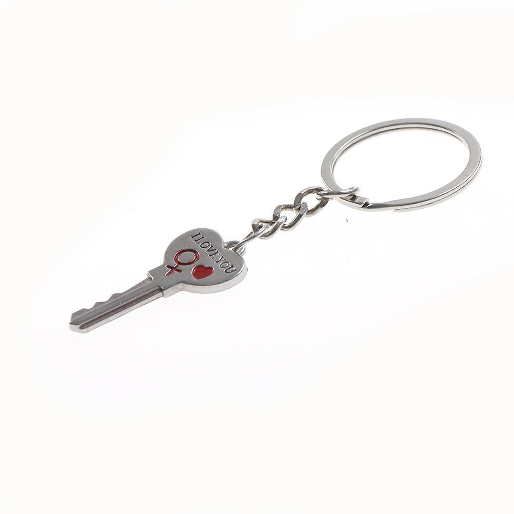 1 set Creative crush you piercing heart couple key ring for weeding gift.l8