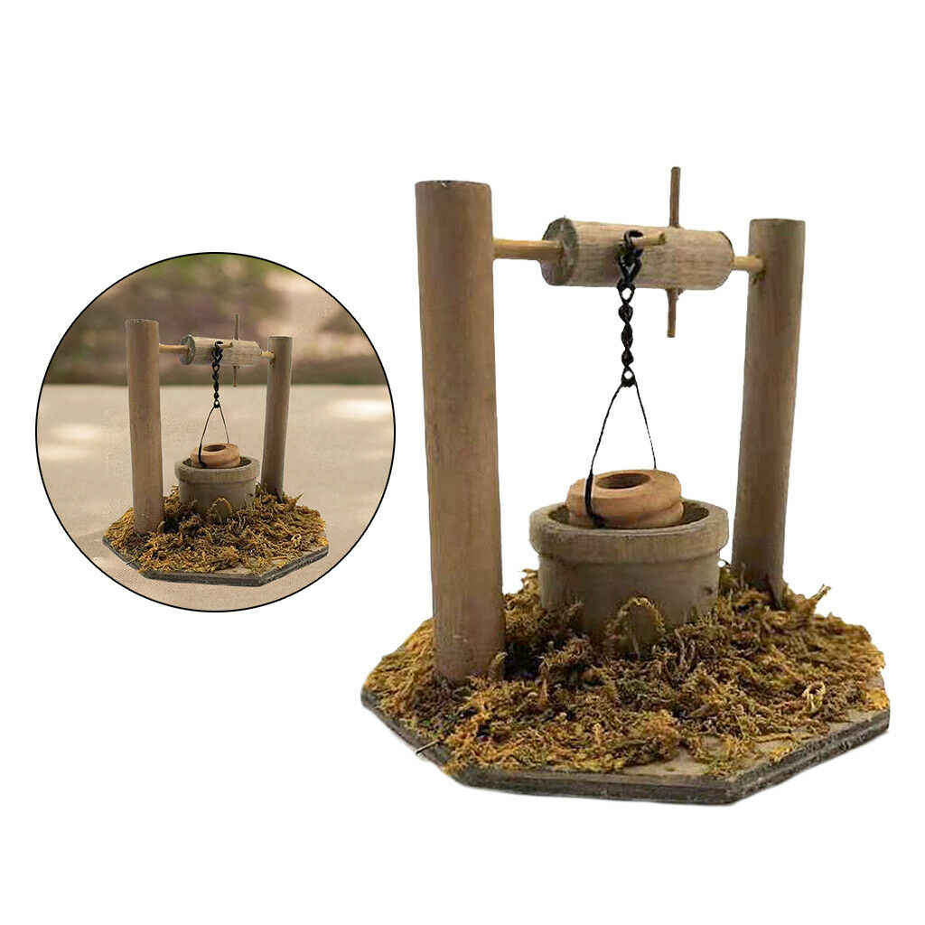 1/12 Wooden Simulation Chicken Coop Fairy Garden Yard Decortion Supplies