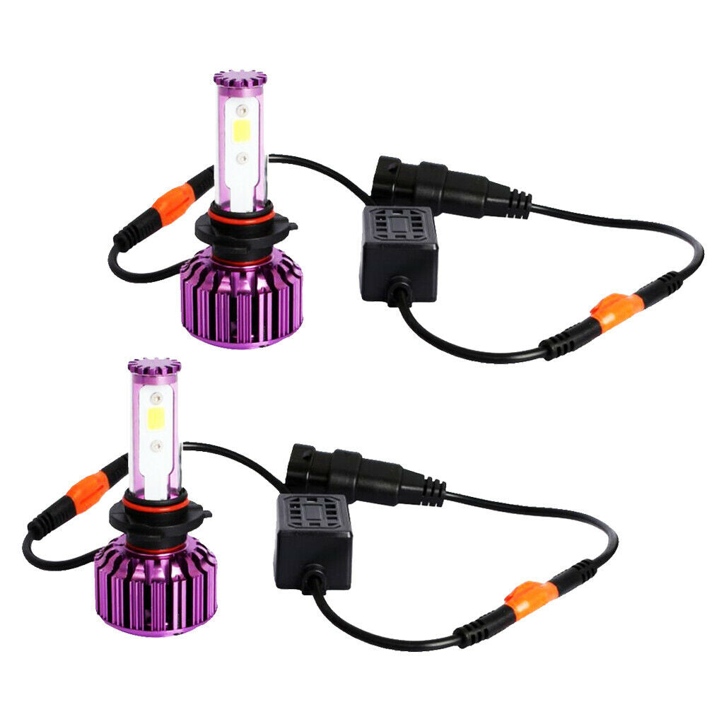 2 Pieces B2 9005 30W 3000LM Car LED Headlight Bulb 6500K White Yellow