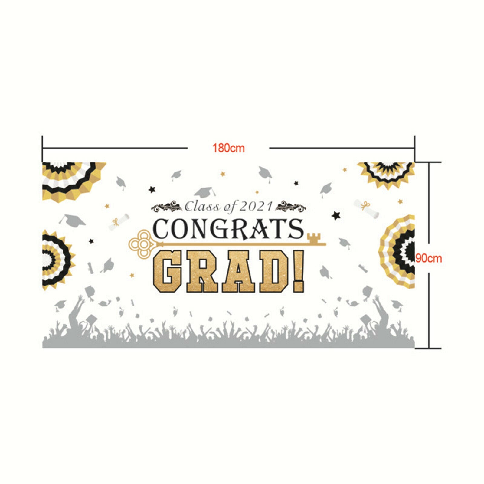 Graduation Banners Wall Decor Party Flag Porch Sign Outdoor Party Ornaments