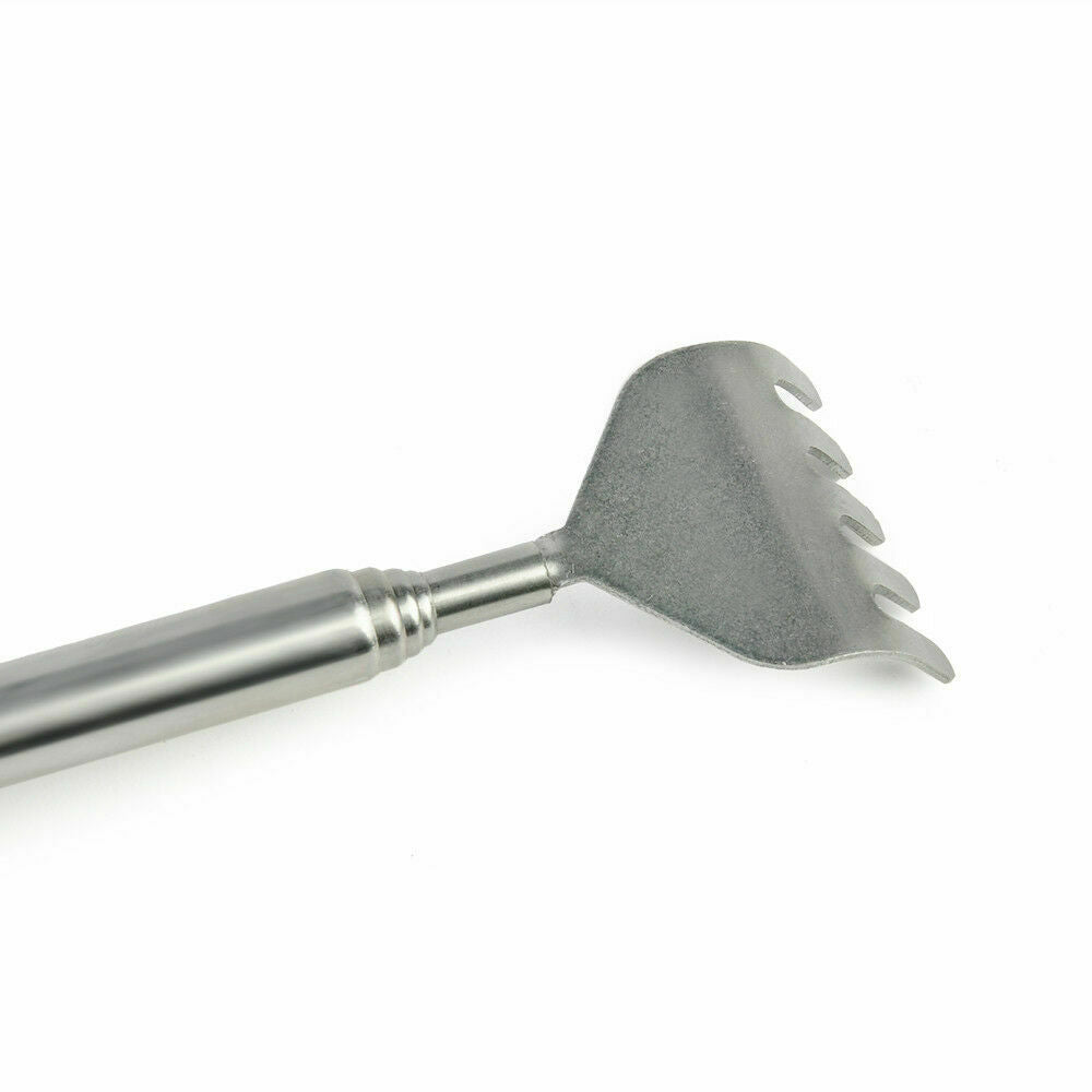 6" Metal Stainless Steel Back Scratcher Telescopic Extendable Claw Extender US