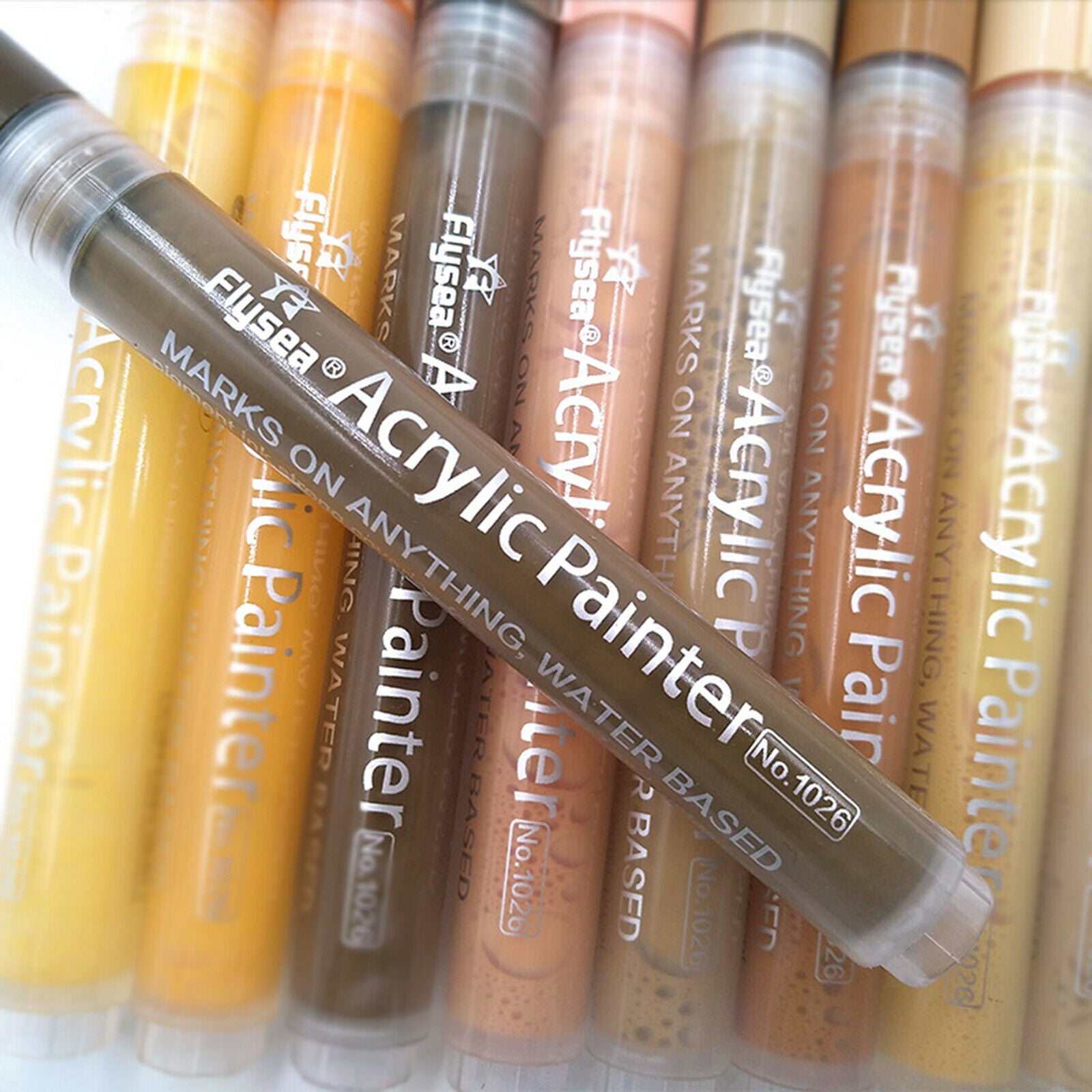 Smooth Writing Acrylic Paint Pens Paint Markers for Rock Painting Stone Wood