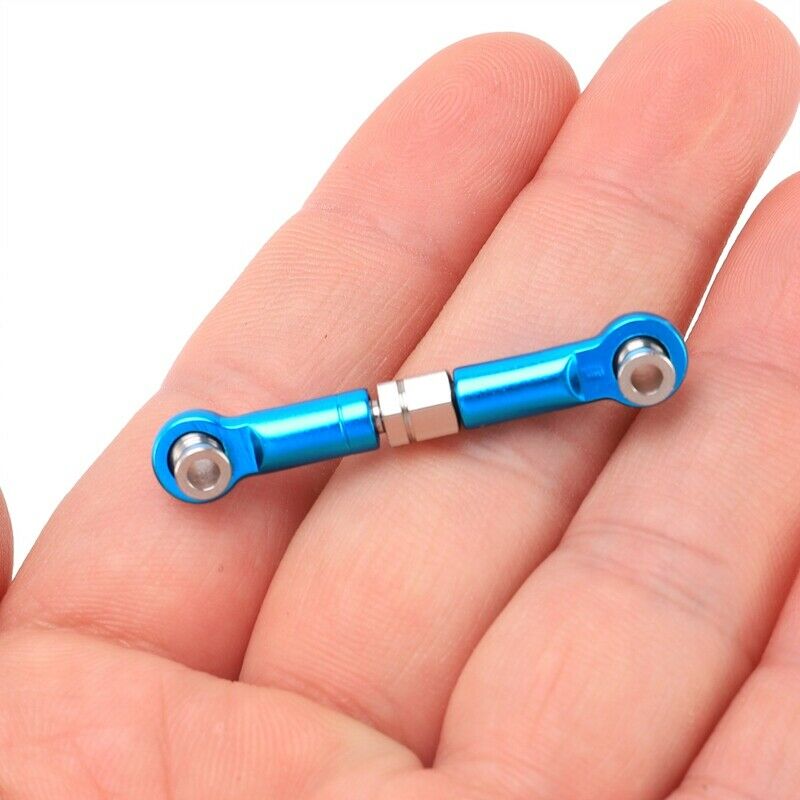 1Set Stee Pull Rod Adjustable RC Stee Lever for WLtoys 1/18 A959-B A969 A979 KP1