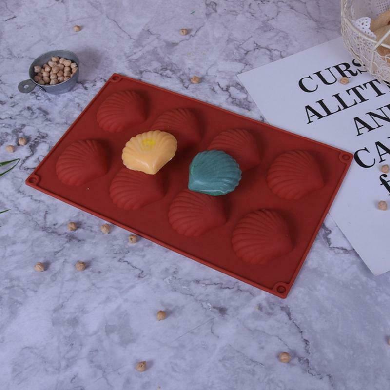 1 Piece Shell Shape Silicone Baking Moulds for Cake Making Hard and Soft Candies