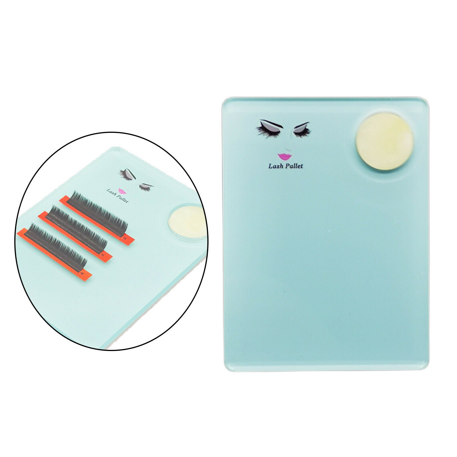 Eyelash Extension Strips Pallet Acrylic Stand Tray Display Tool Professional