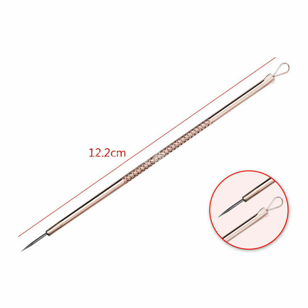4x Blackhead Whitehead Pimple Spot Comedone Acne Extractor Remover Popper Tool