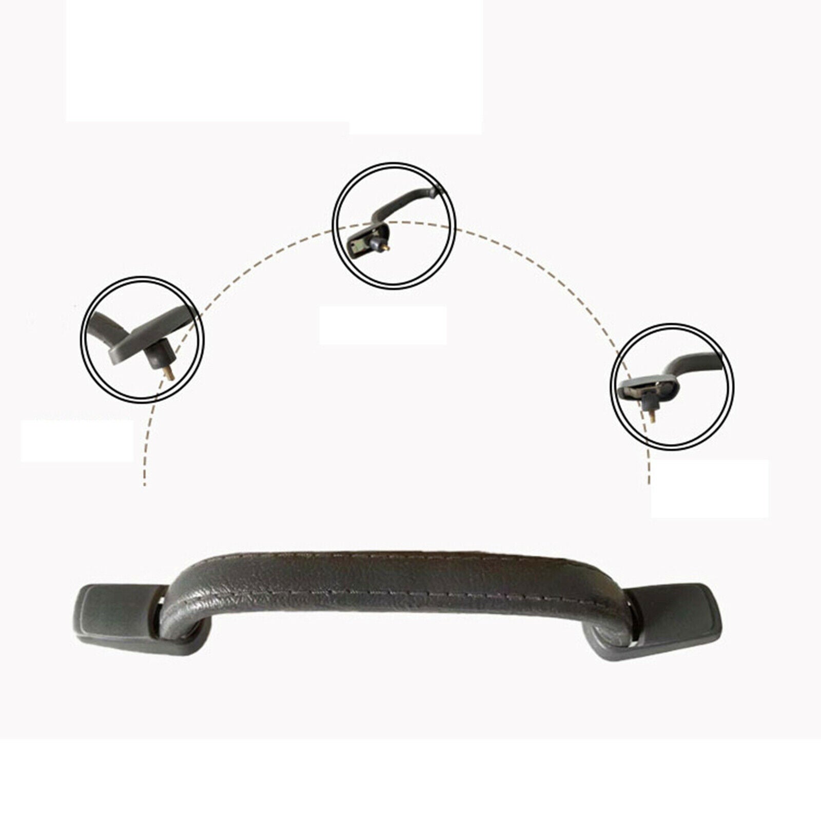 Roof Armrests Handle for Mitsubishi Cheetah Pajero V31 Raiders Black King Kong