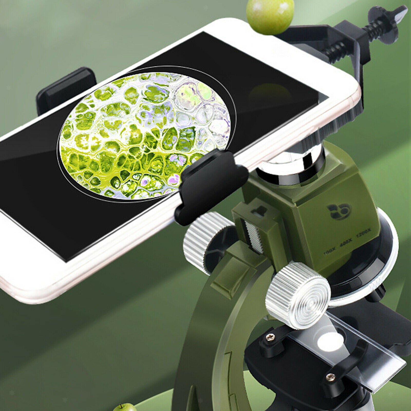 Children Kindergarten Microscope Biological 1200X Magnification for Beginner