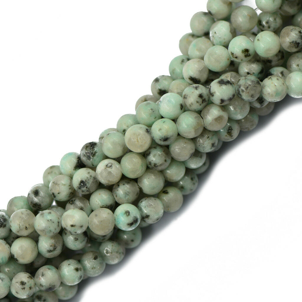 6mm Natural Sesame Jasper Jewelry Making Loose beads Spacer Round 15 inch