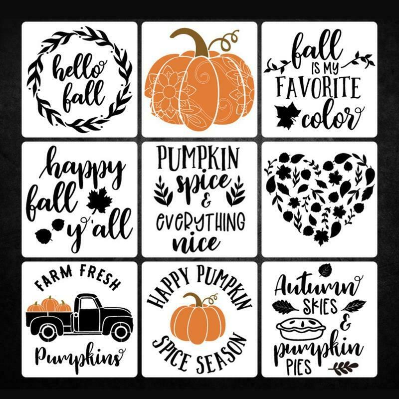 Autumn Theme Painting Stencils for Farmhouse Meticulous Craftsmanship Stencils