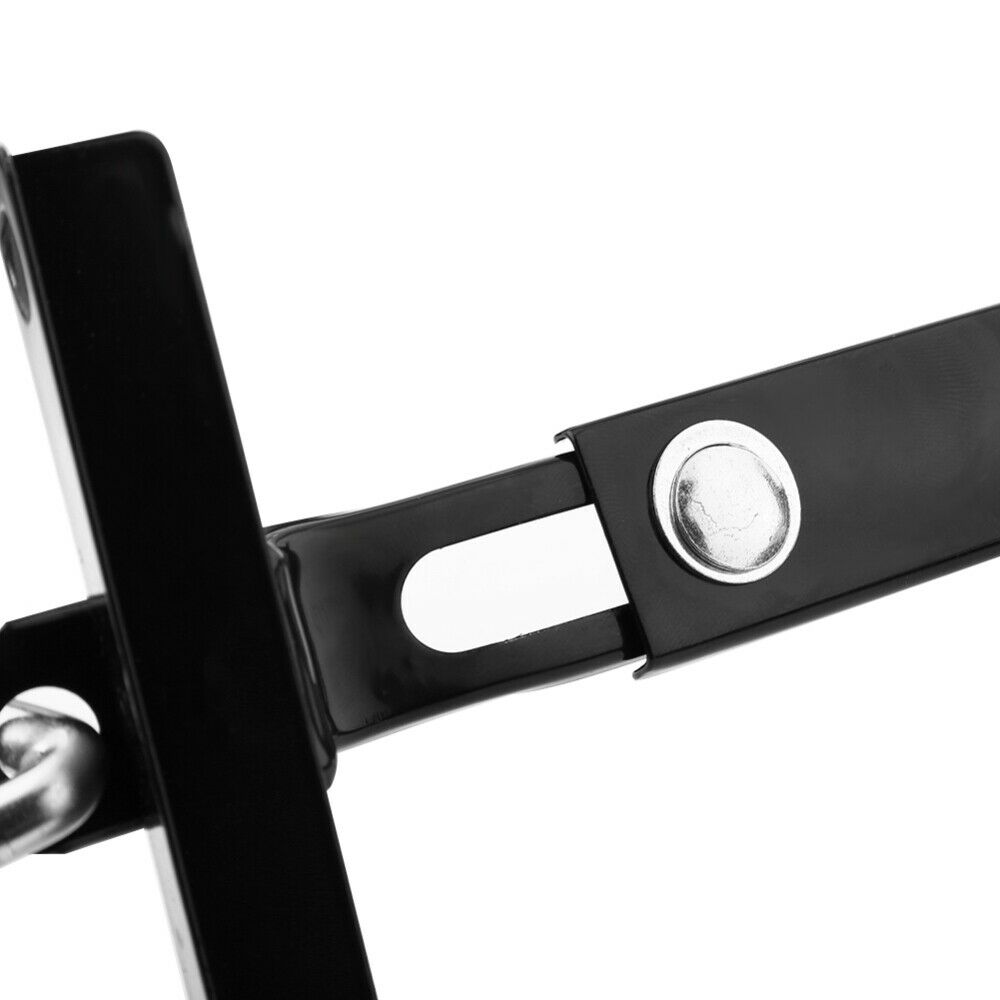 new Universal Metal Car Battery Tray Adjustable Hold Down Clamp Kit