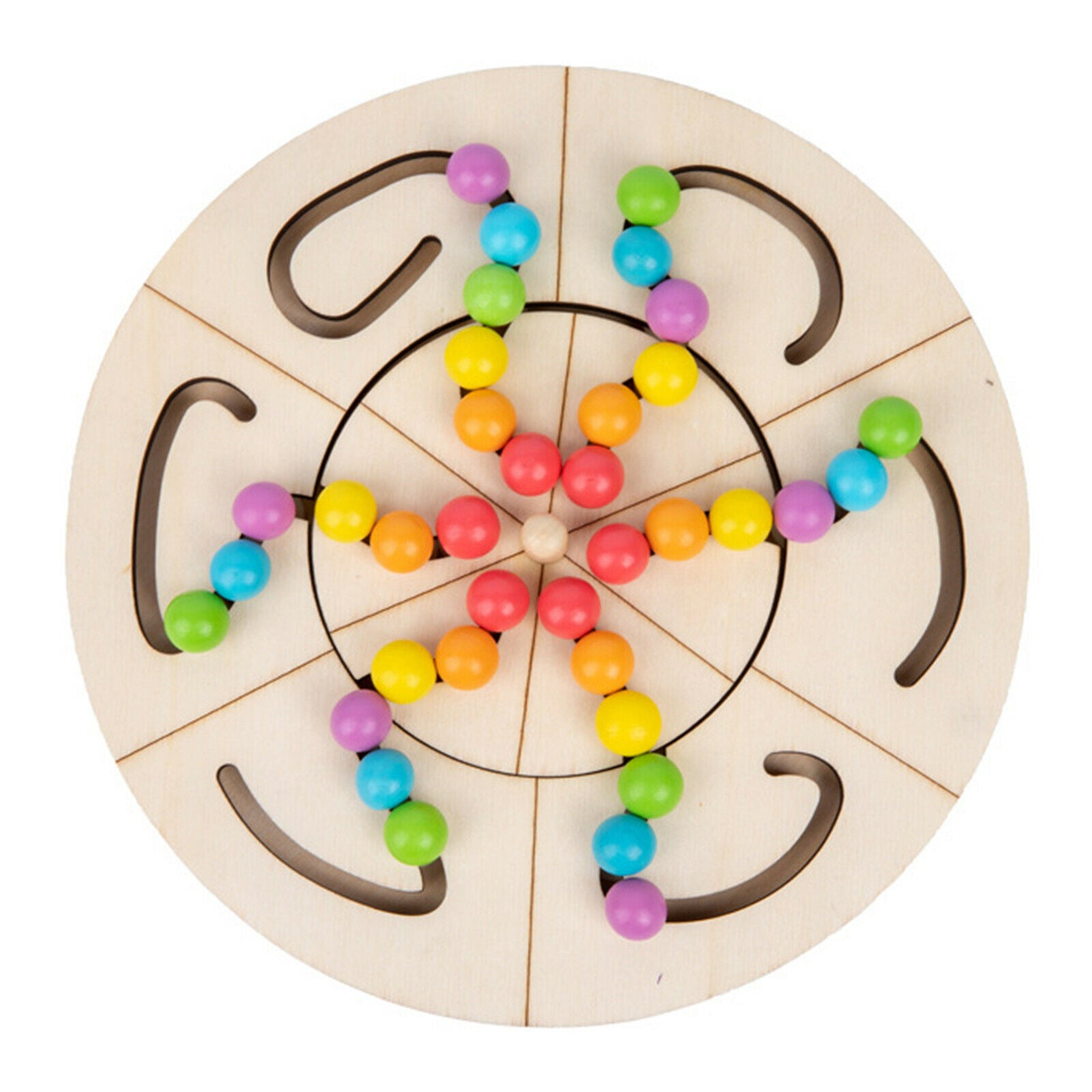 Bead Maze Puzzle Toys DIY Multifunctional Toddlers Learning Colour Cognitive