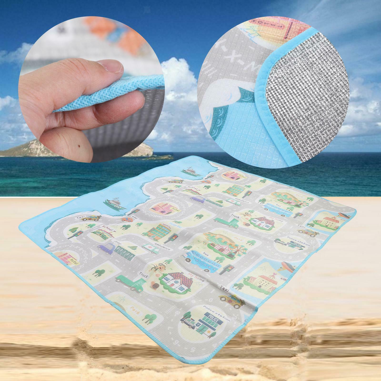 Folding City Life Baby Playmat Non-Toxic Crawling Thickening Mat Indoor