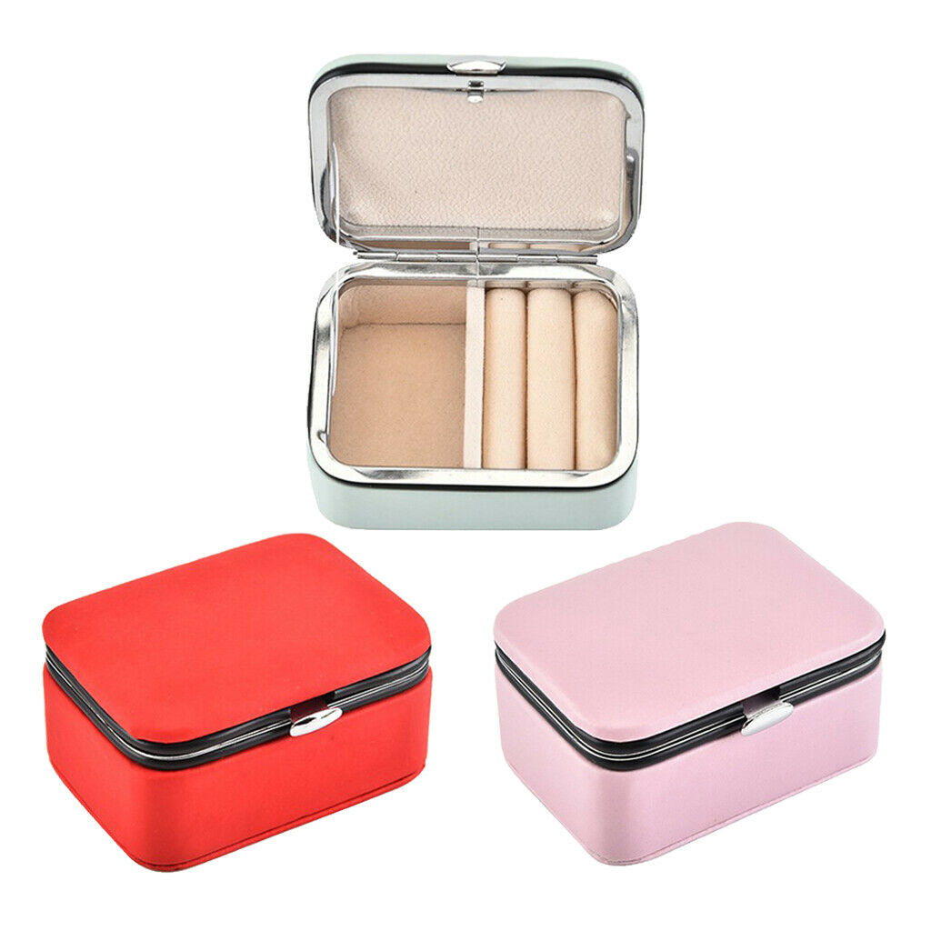 Pack of 3 Jewelry Gift Box Earrings Trinket Showcase Jewelry Accessories