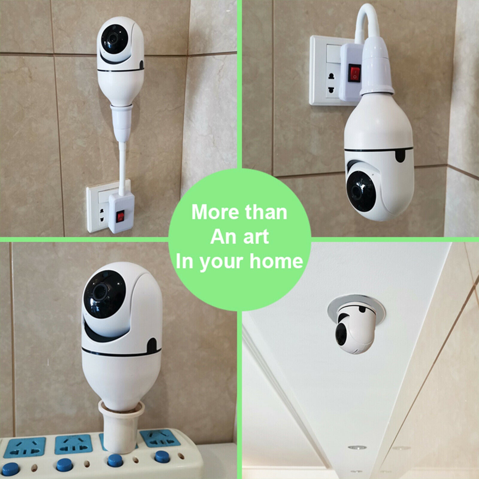 WiFi Camera 1080P HD IP Security Camera Wireless Motion Tracker Baby Monitor